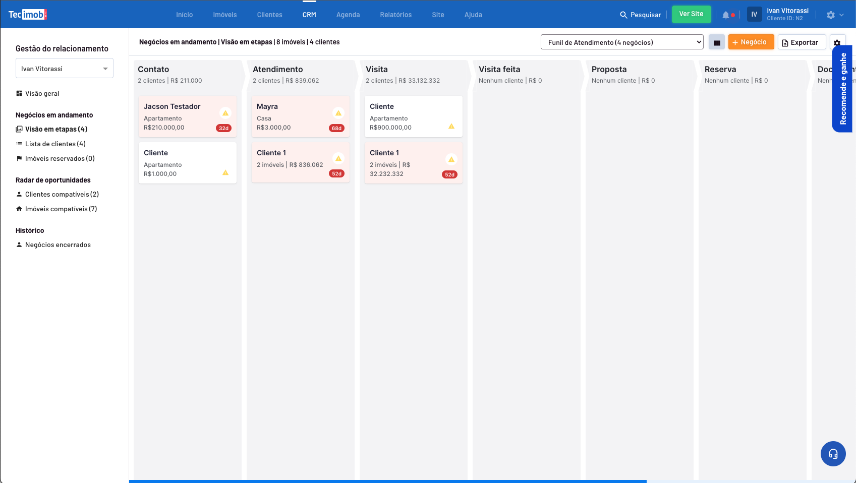 CRM para imobiliária
